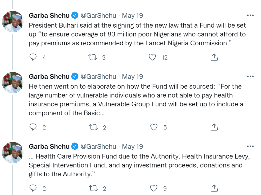 Nigeria’s new Free Health Insurance Scheme may Gulp N1.2 trillion every Year
